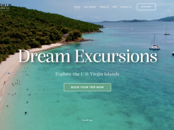 Beach Charters VI Website