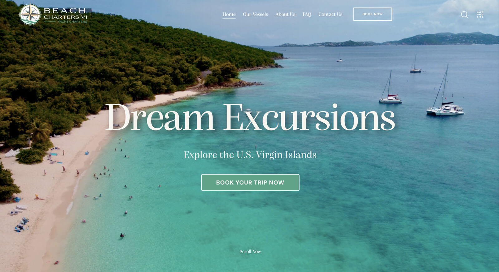 Beach Charters VI Website