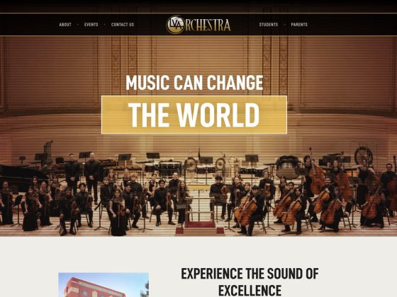 LVA Orchestra Website